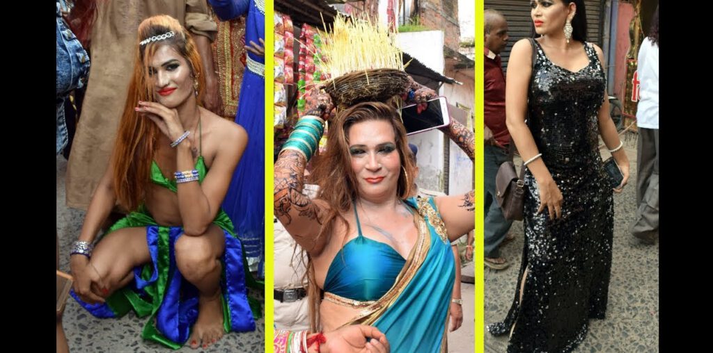 Transgender brings rain in India dancing in Bhujriya Fair