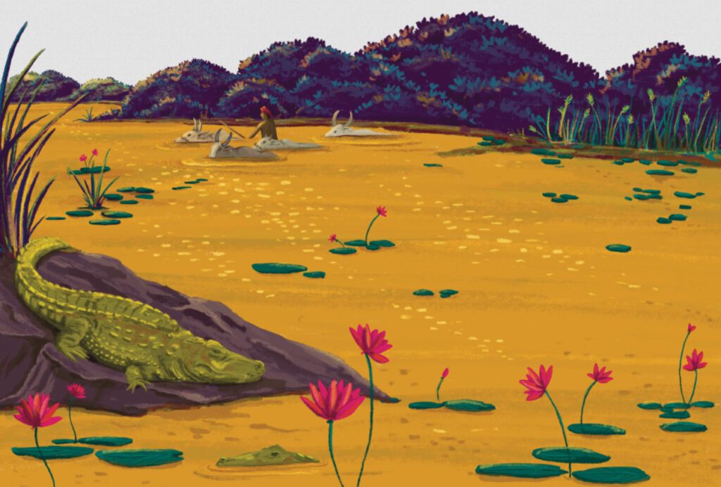 Crocodiles and Humans in Charotar 5