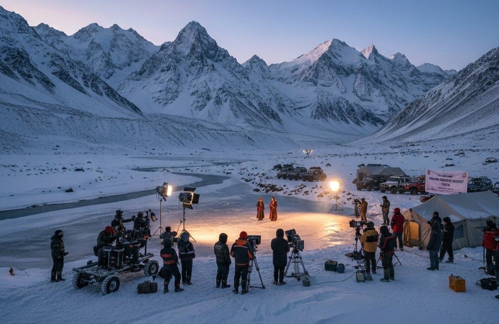 Filming in the Himalayas Ladakh and Kashmir Winter Locations