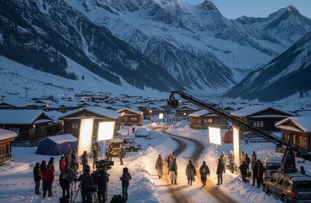 Himachal Pradesh Winter Film Locations Snowy Villages and Mountain Roads