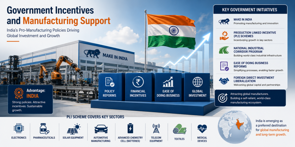 Government Incentives and Manufacturing Support