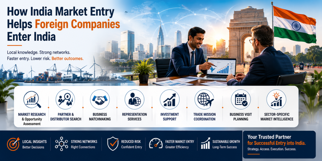How India market entry helps companies