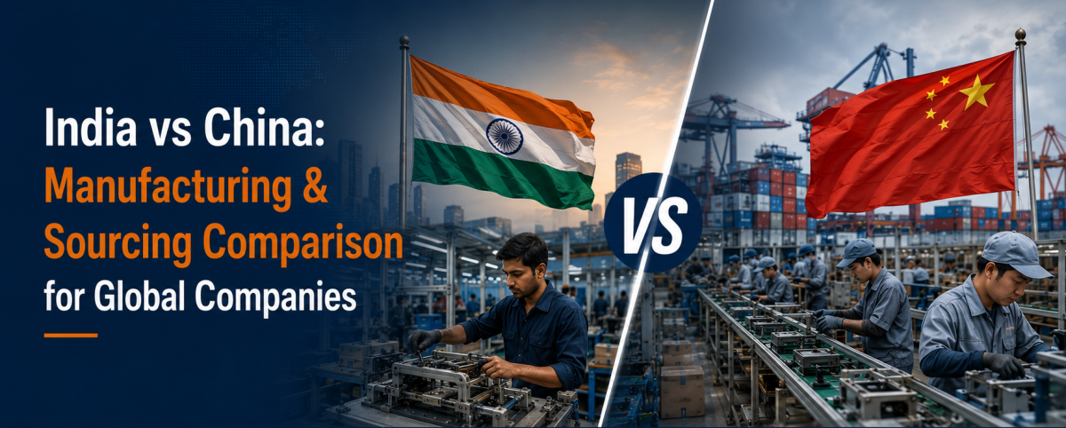 India vs China Manufacturing & Sourcing Comparison for Global Companies